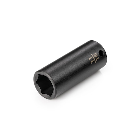 Tekton 3/8 Inch Drive x 11/16 Inch Deep 6-Point Impact Socket SID13017
